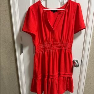 Rachel Zoe Vibrant Red Top